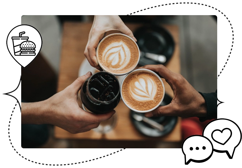 Grow your Cafe's social media presence with LettuceSocial Affordable Word-of-Mouth Marketing services