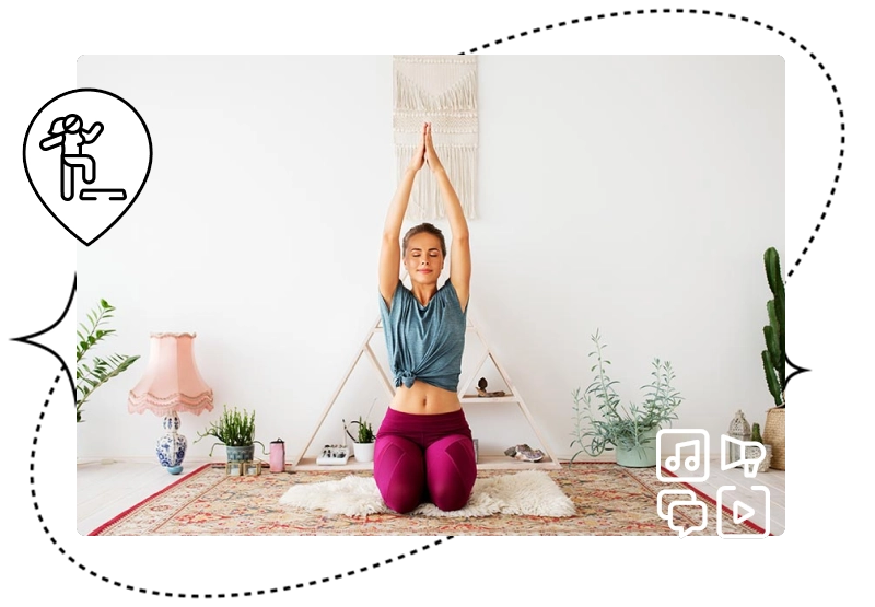 Grow your Yoga Studio's social media presence with LettuceSocial Community Created Content Marketing services